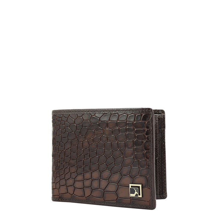 Brown Bifold Leather Mens Wallet