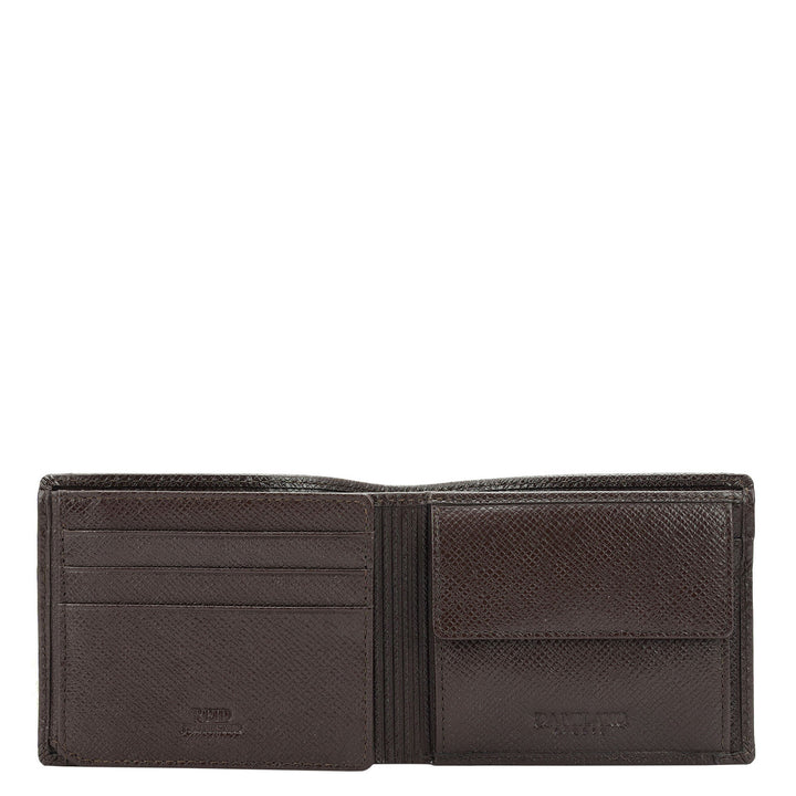 Brown Bifold Leather Mens Wallet