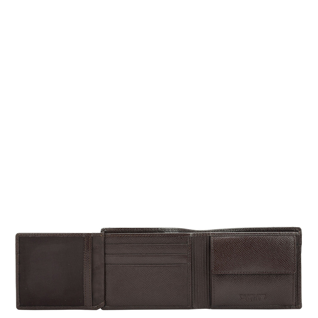Brown Bifold Leather Mens Wallet