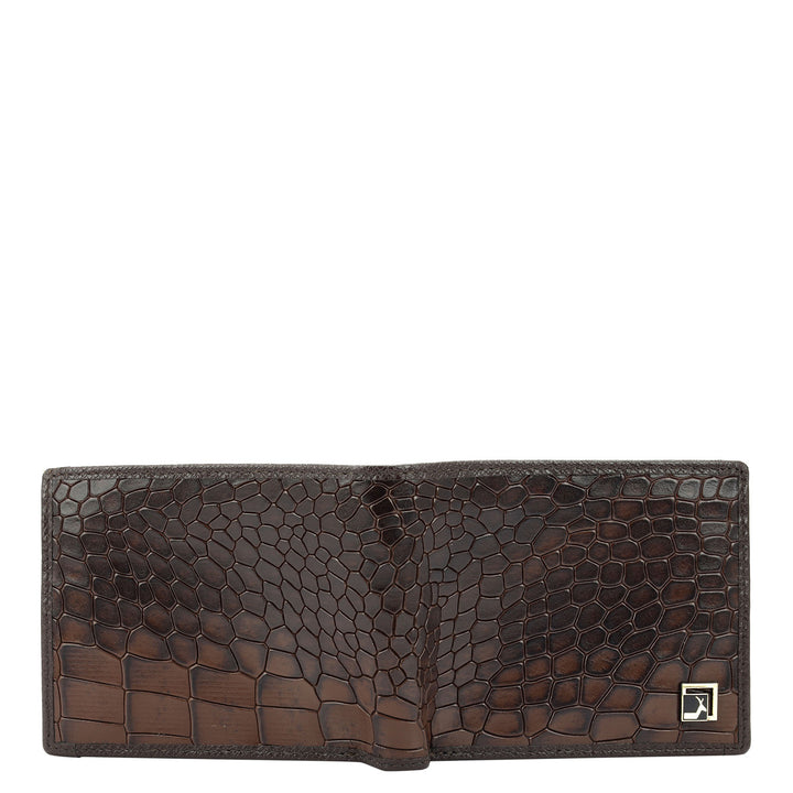 Brown Bifold Leather Mens Wallet