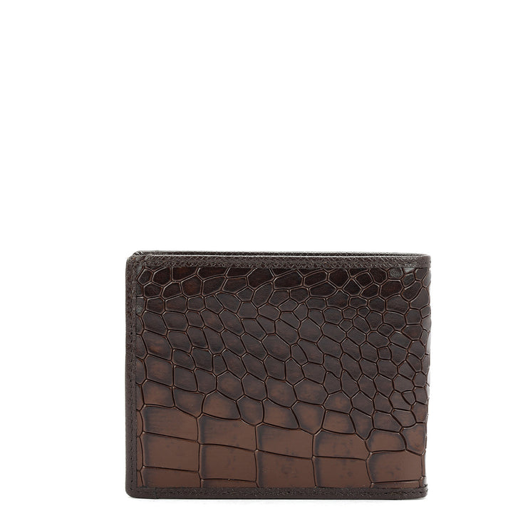 Brown Bifold Leather Mens Wallet