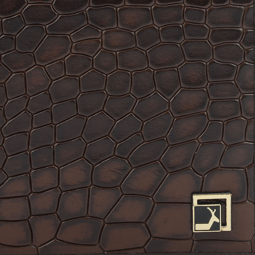 Brown Bifold Leather Mens Wallet