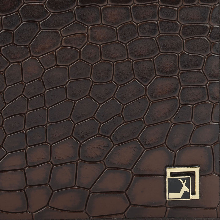 Brown Bifold Leather Mens Wallet