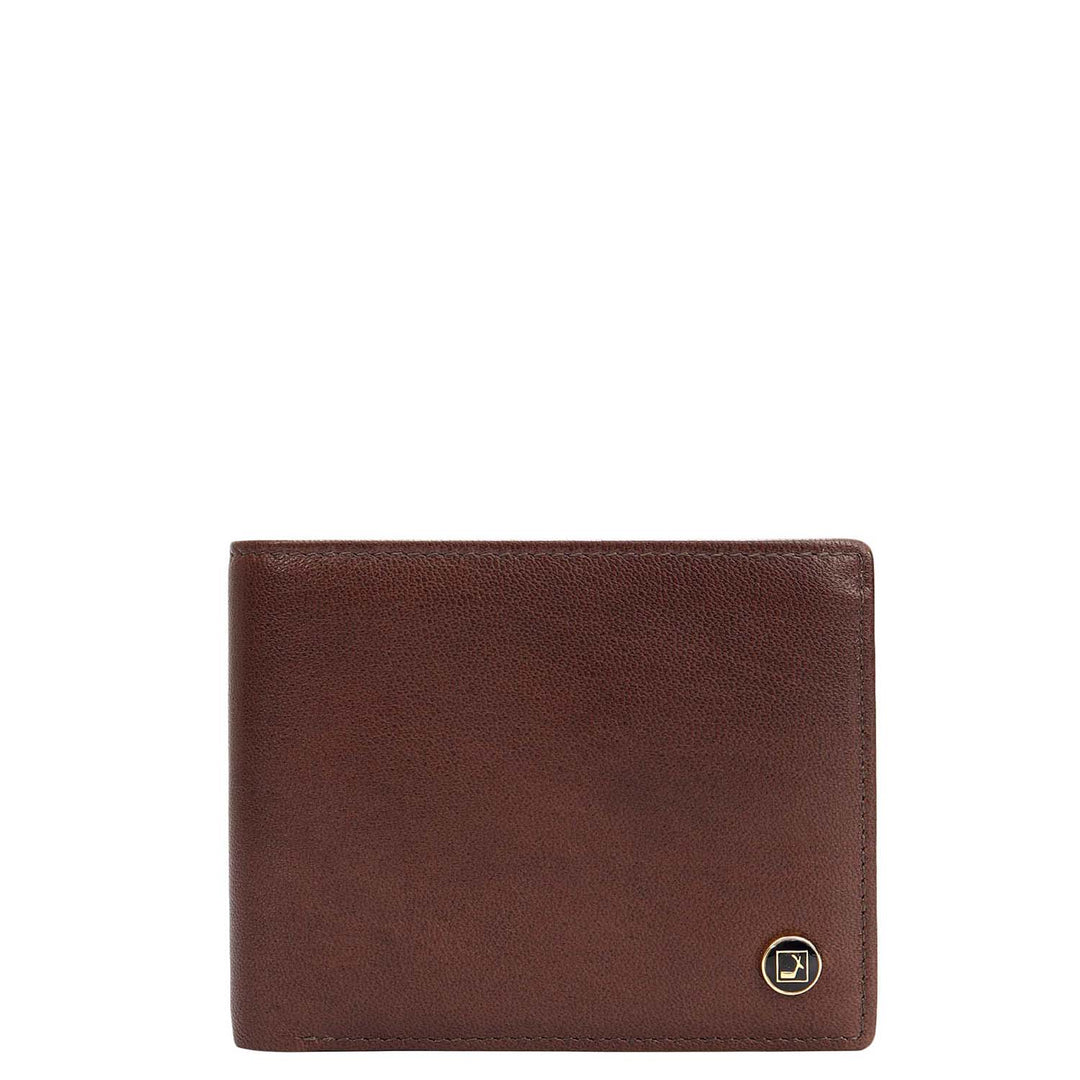 Brown Bifold Leather Mens Wallet