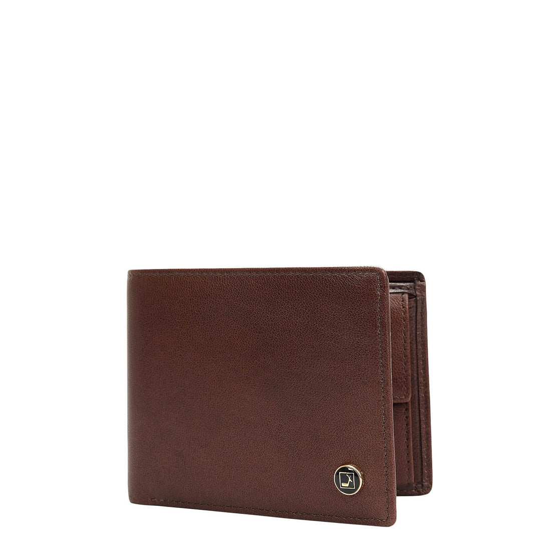 Brown Bifold Leather Mens Wallet