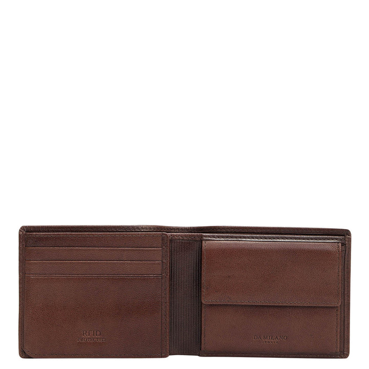 Brown Bifold Leather Mens Wallet