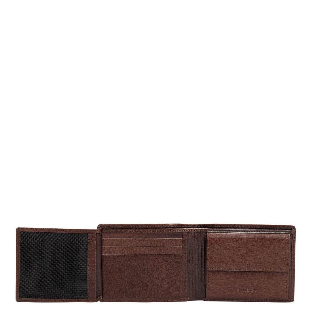 Brown Bifold Leather Mens Wallet