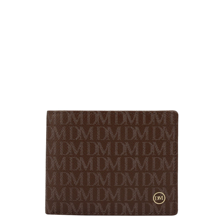 Date Bifold Leather Mens Wallet