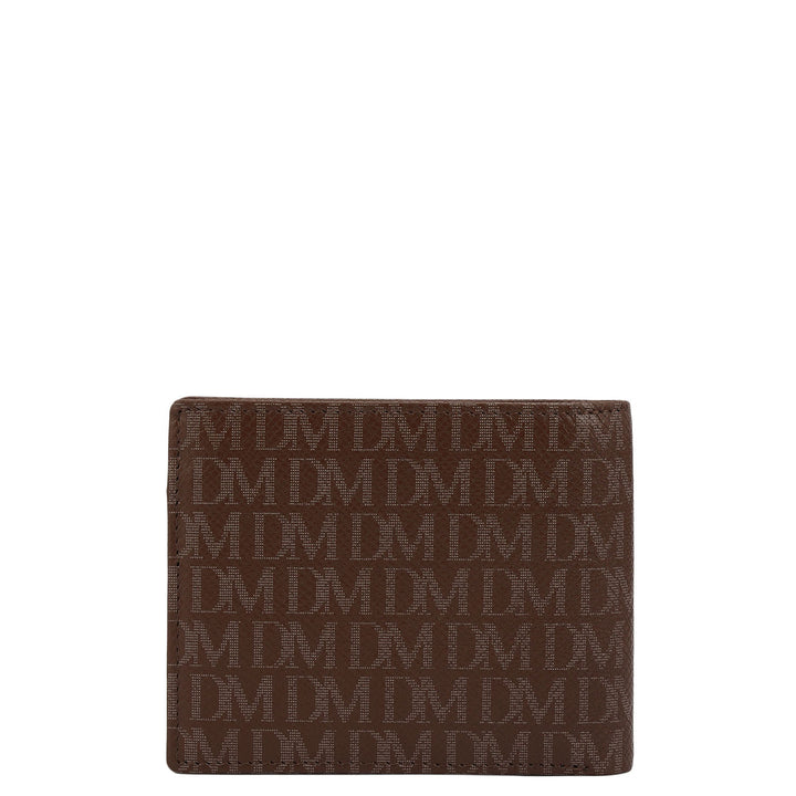 Date Bifold Leather Mens Wallet