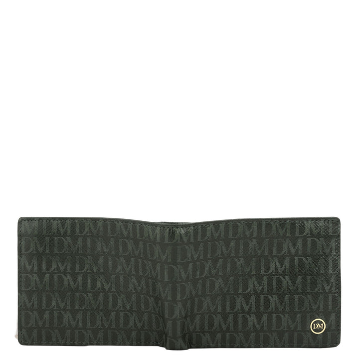 Petrol Green Bifold Leather Mens Wallet