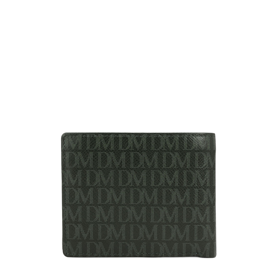 Petrol Green Bifold Leather Mens Wallet