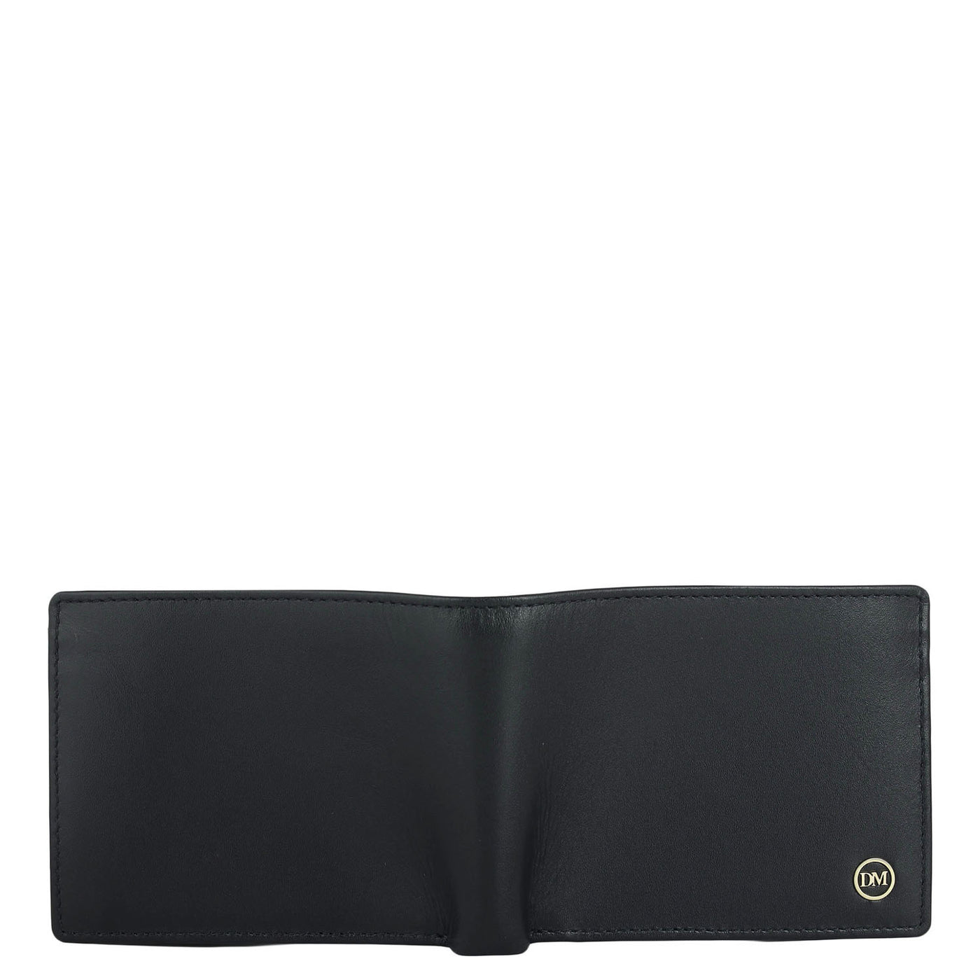 Black Bifold Leather Mens Wallet