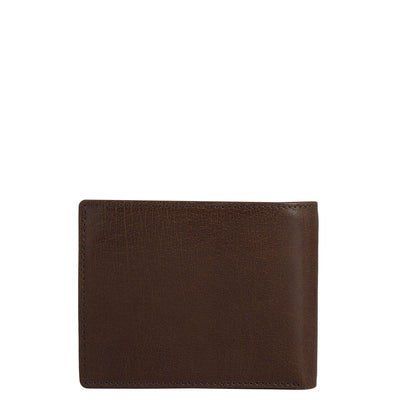 Brown Bifold Leather Mens Wallet