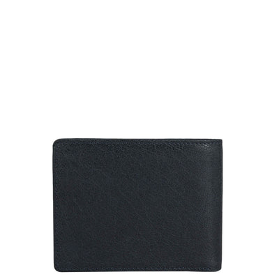 Navy Bifold Leather Mens Wallet