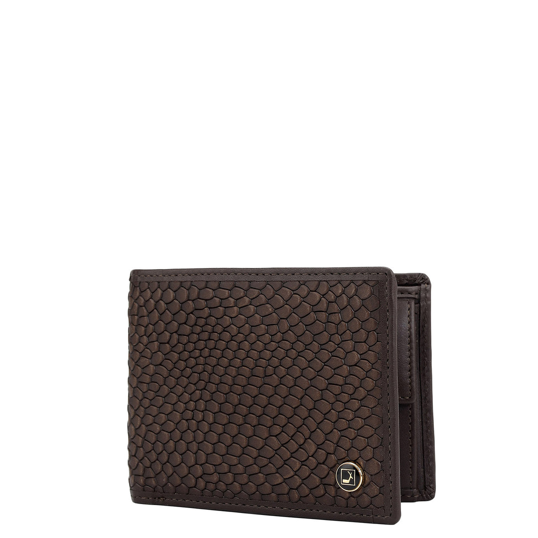 Brown Bifold Leather Mens Wallet