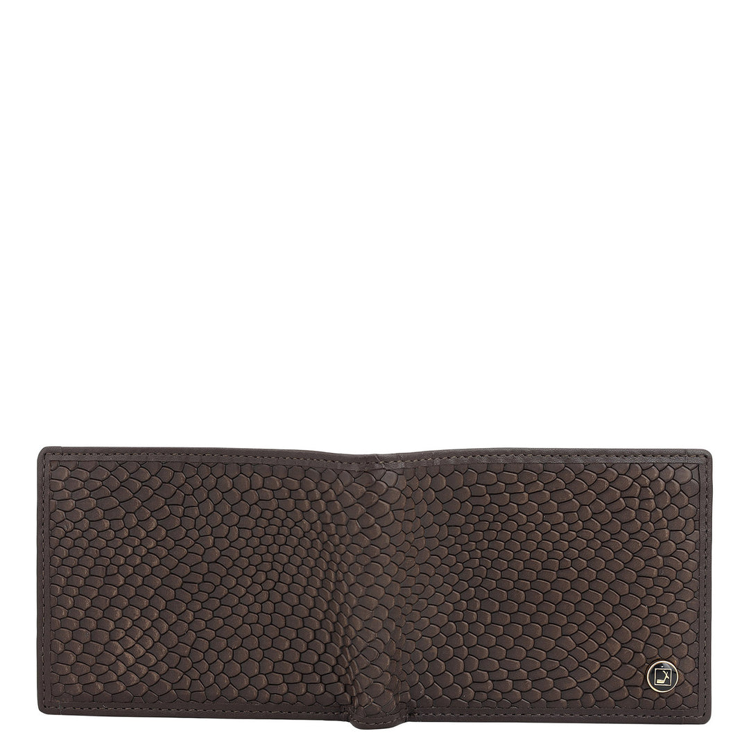 Brown Bifold Leather Mens Wallet