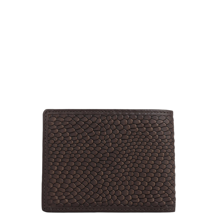 Brown Bifold Leather Mens Wallet