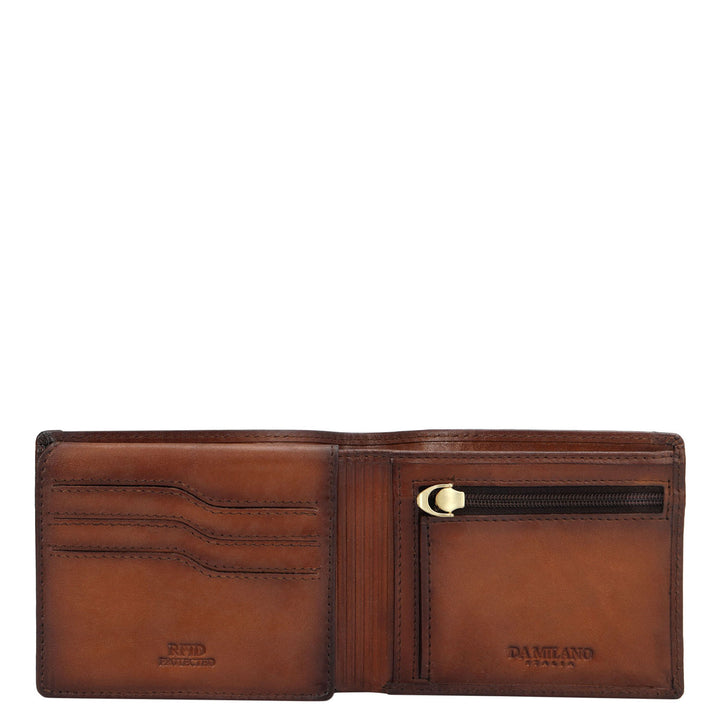 Bifold Men's Wallet - Cognac