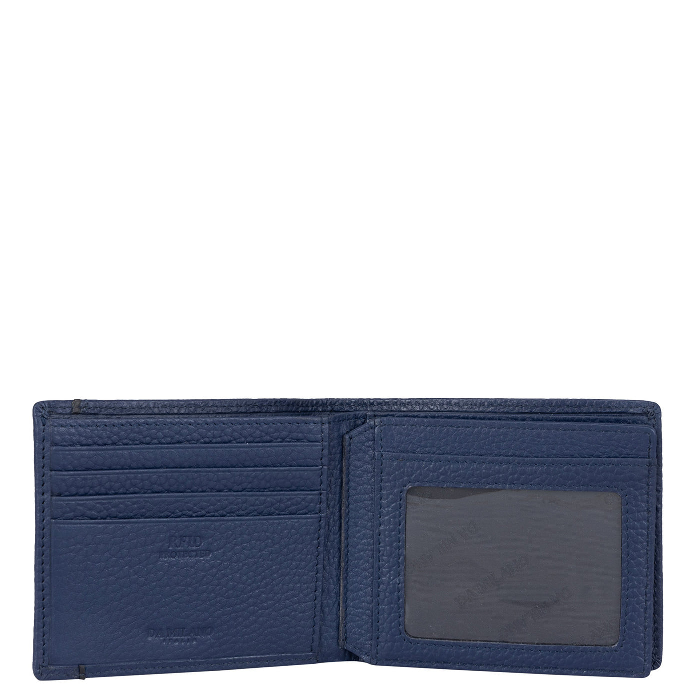Wax Leather Mens Wallet - Patriot Blue