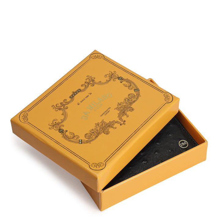 Black Bifold Leather Mens Wallet