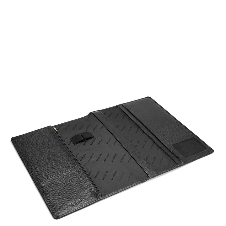 Croco Leather Notebook - Black