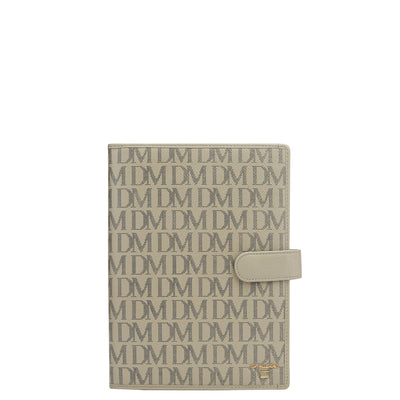 Monogram Leather Notepad - Lamb