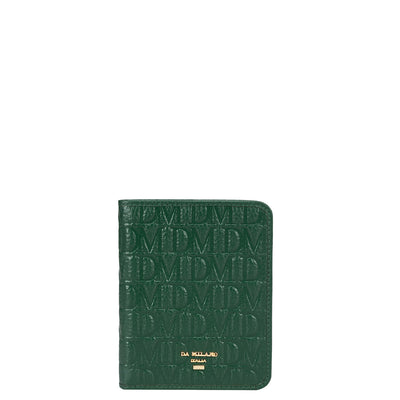 Monogram Leather Notepad - Green