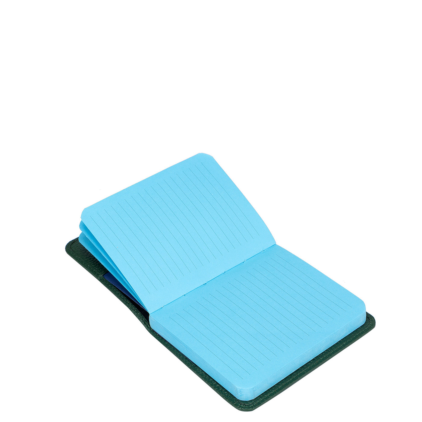 Monogram Leather Notepad - Green