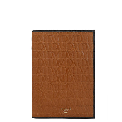Monogram Leather Notepad - Tan