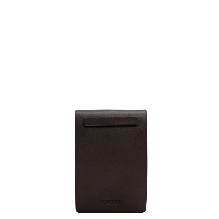 Plain Leather Notepad - Brown