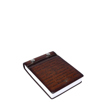 Signato Leather Notepad - Cognac