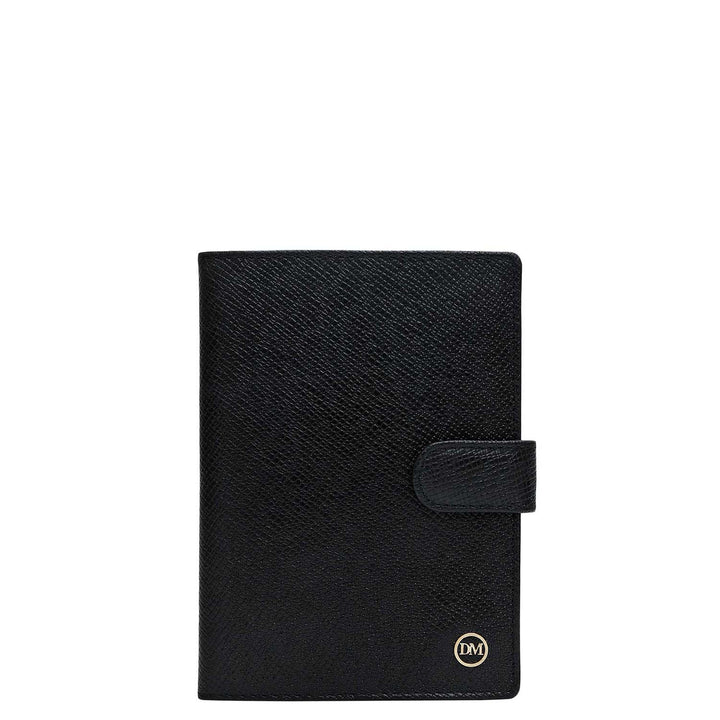 Franzy Leather Passport Case - Black