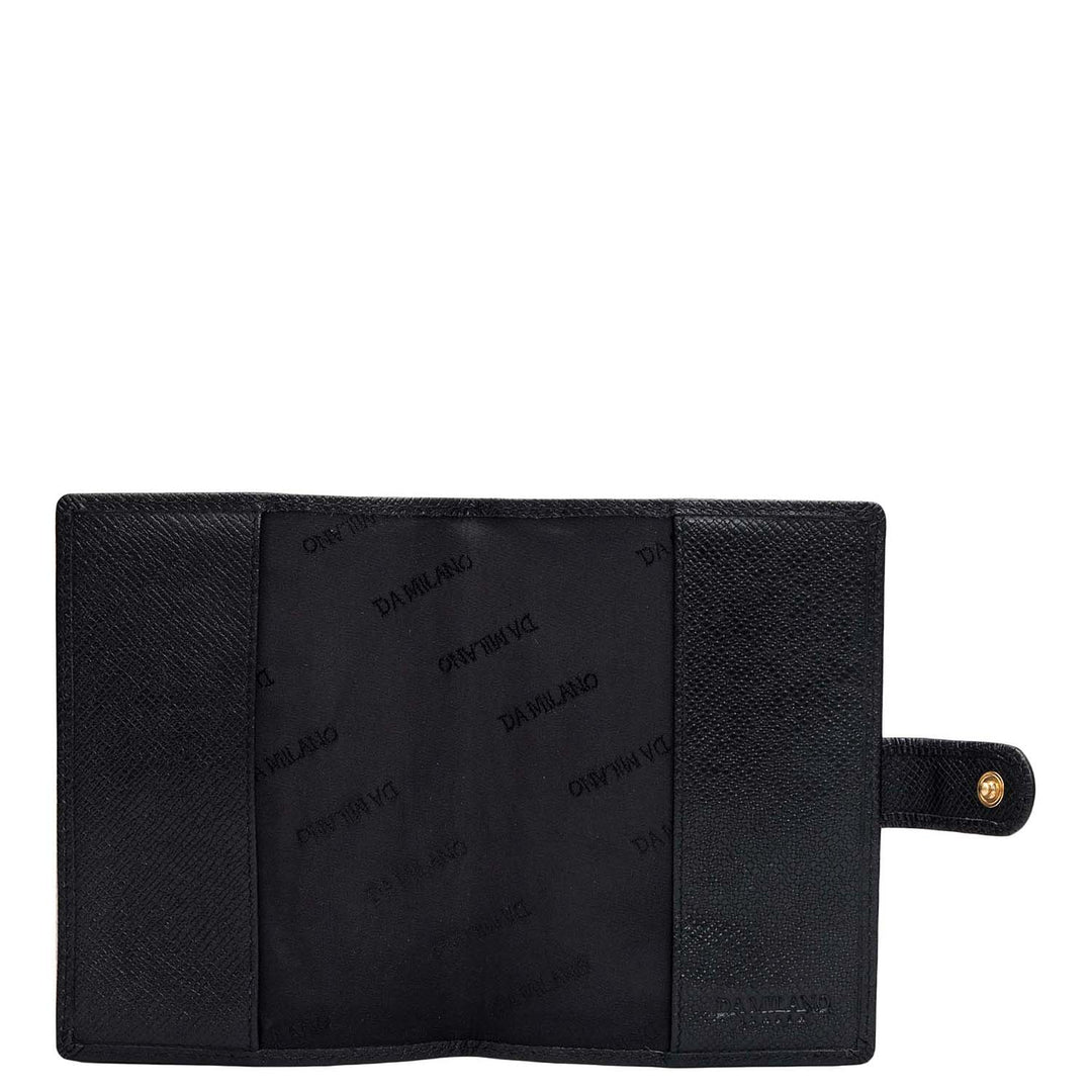 Franzy Leather Passport Case - Black
