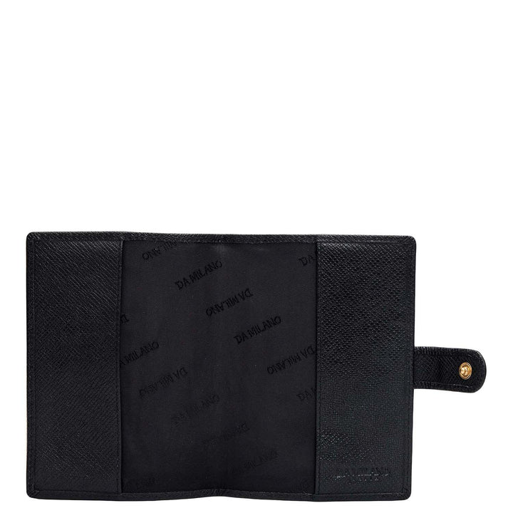 Franzy Leather Passport Case - Black