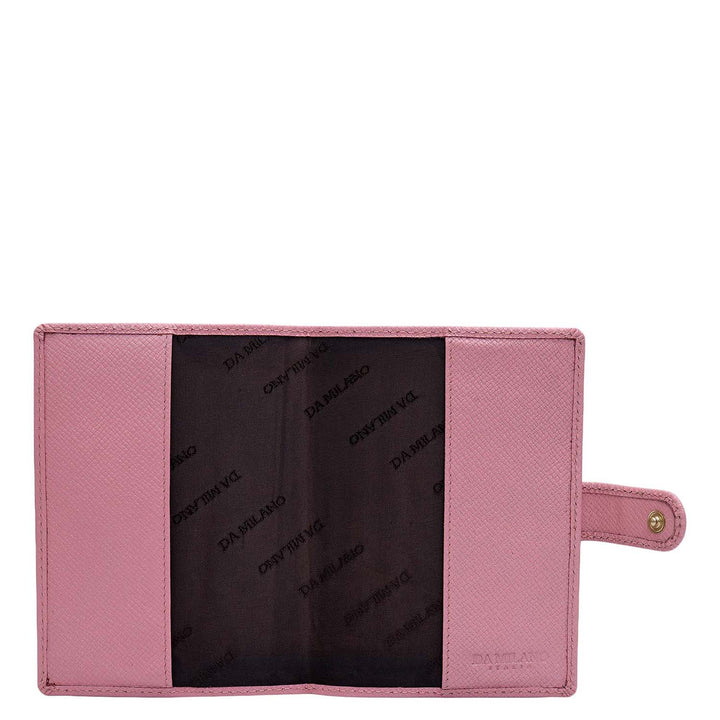Franzy Leather Passport Case - Pink