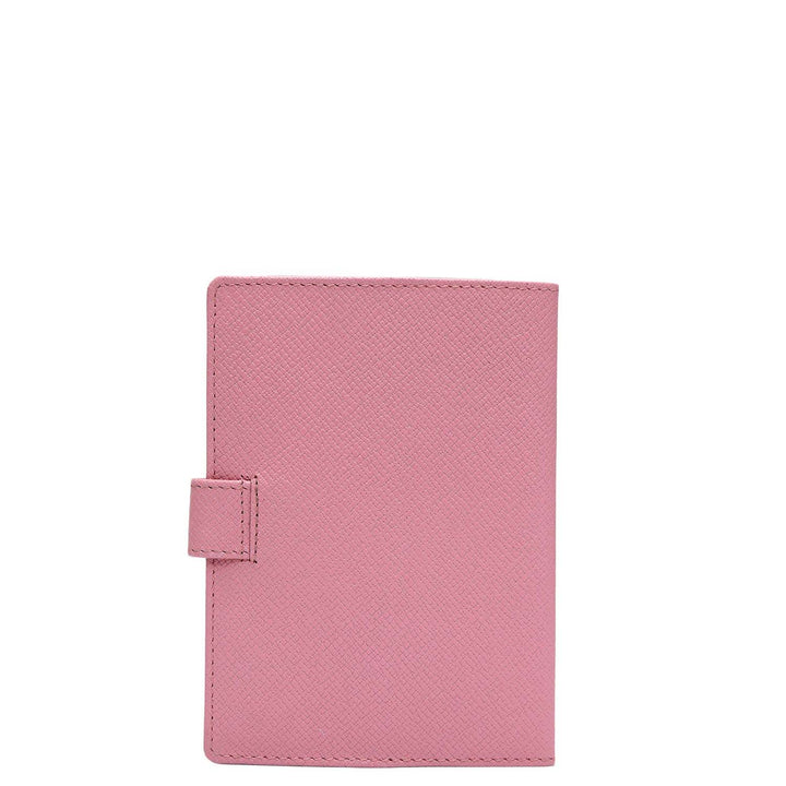 Franzy Leather Passport Case - Pink