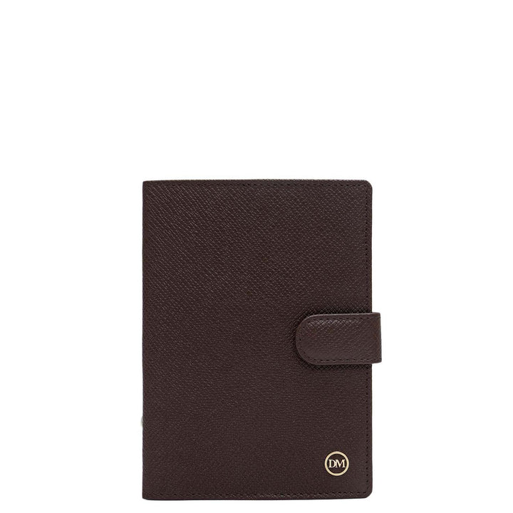 Franzy Leather Passport Case - Walnut