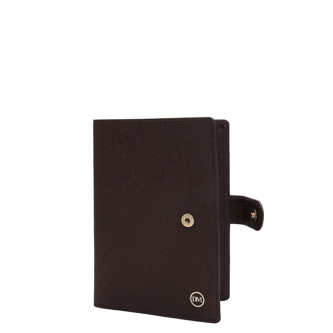 Franzy Leather Passport Case - Walnut