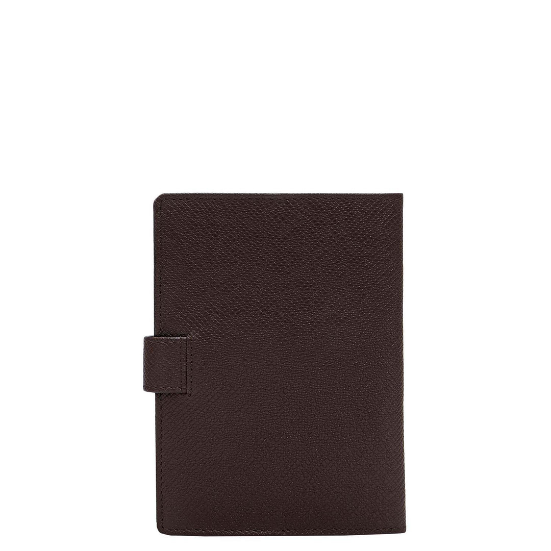 Franzy Leather Passport Case - Walnut