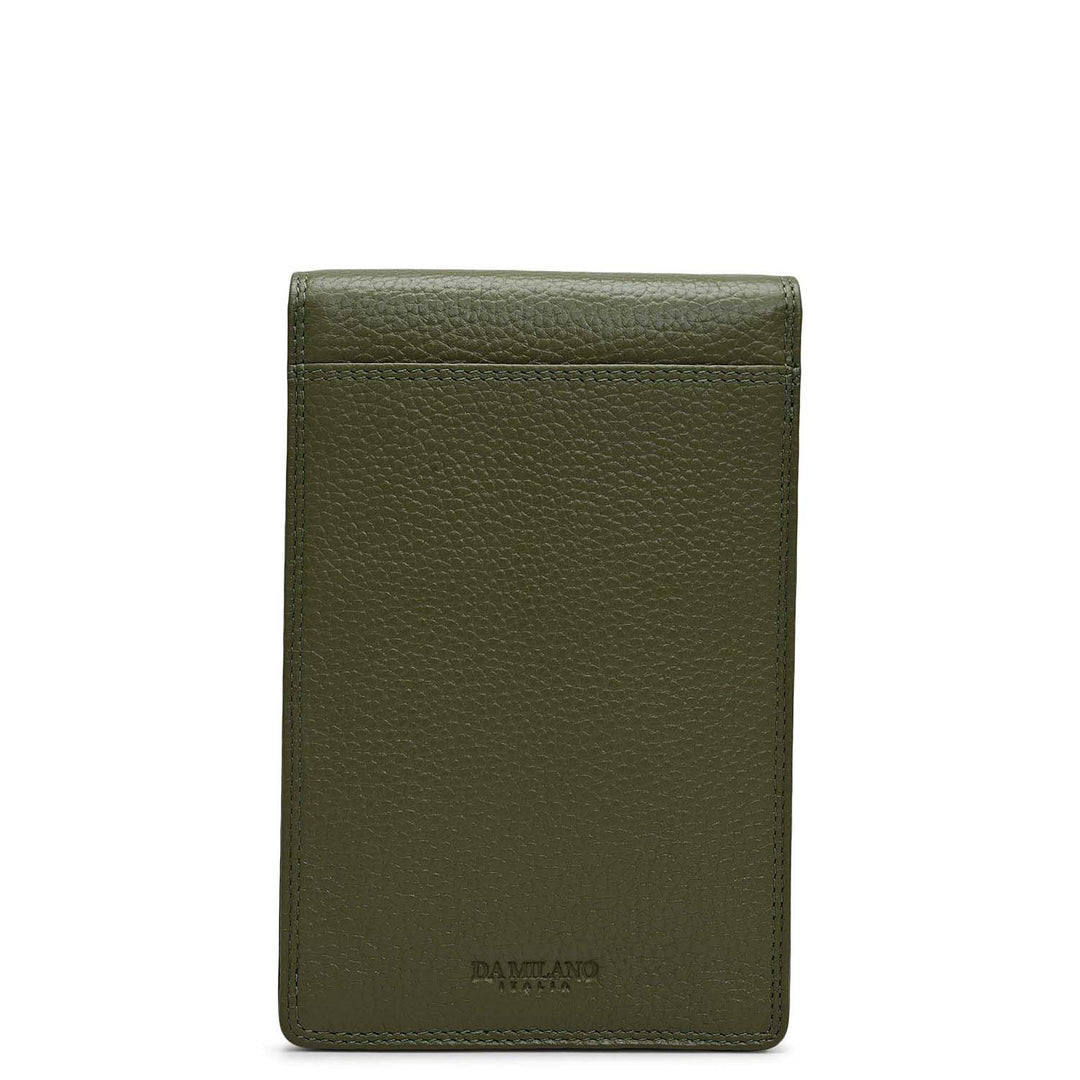Wax Leather Passport Case - Fern