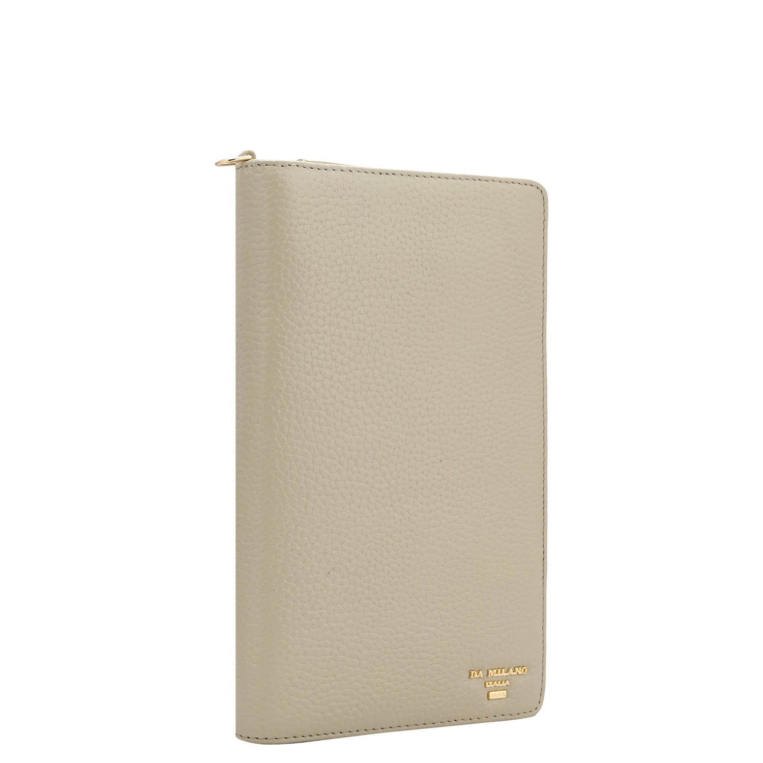 Wax Leather Passport Case - Ivory – Da Milano