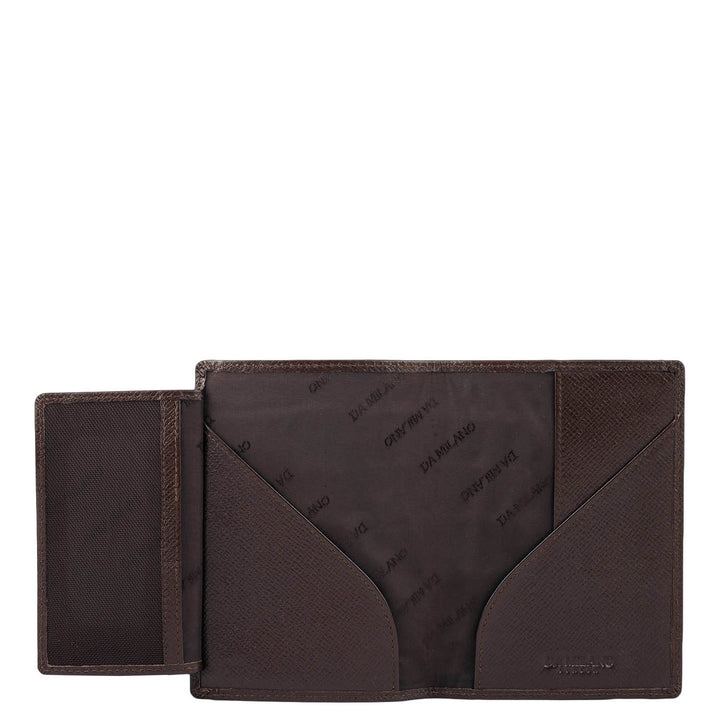 Croco Leather Passport Case - Date