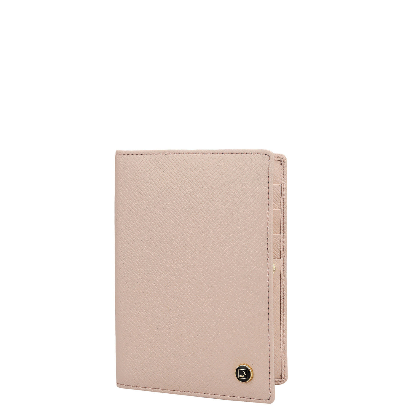 Franzy Leather Passport Case - Blush