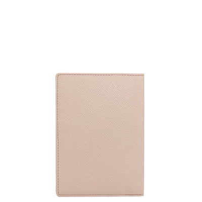 Franzy Leather Passport Case - Blush
