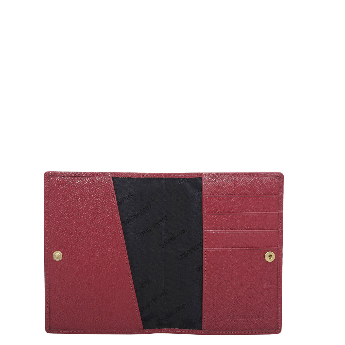 Croco Leather Passport Case - Plumberry