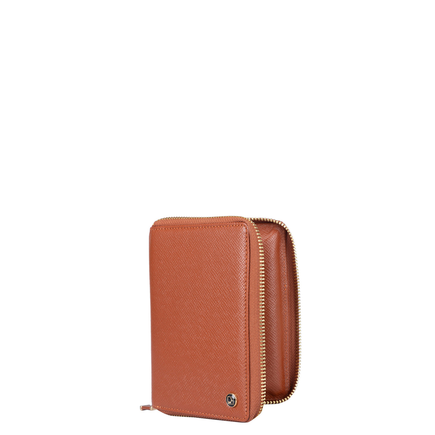 Franzy Leather Passport Case - Rust Orange