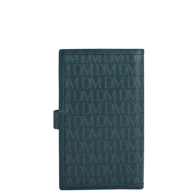 Monogram Franzy Leather Passport Case - Octane
