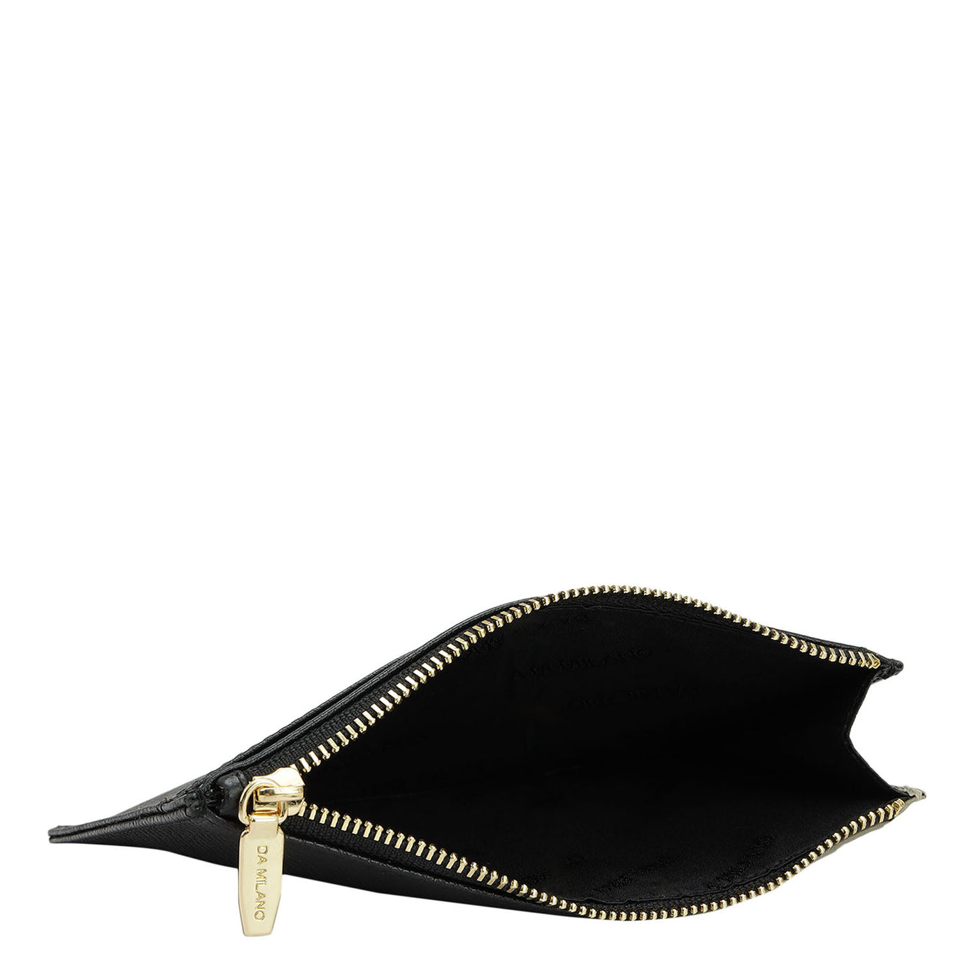 Franzy Leather Passport Case - Chalk & Black