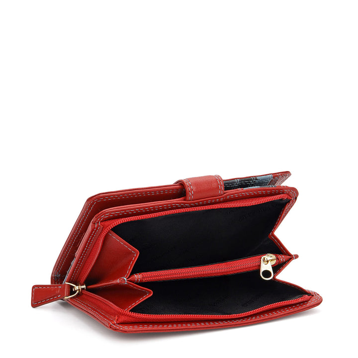 Prisme Passport Case (M)- Navy & Sky Blue
