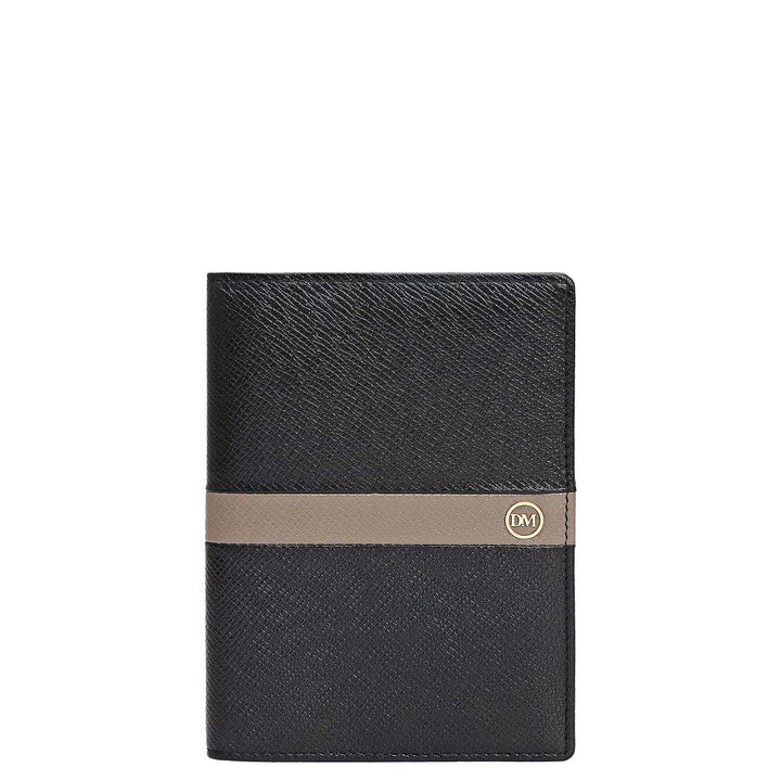 Franzy Leather Passport Case - Black